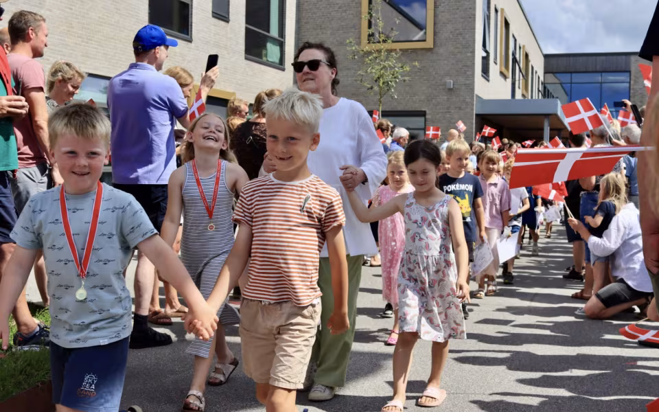 Ferie og udklapning på Frello Skolen