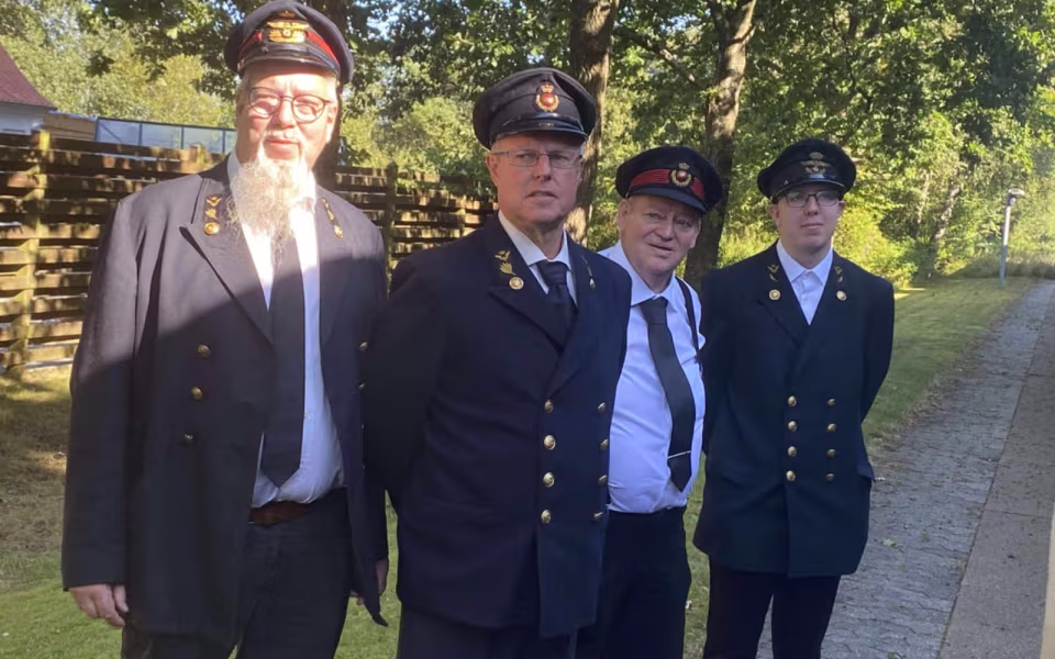 Festlig fejring på Gårde Station i anledning af DSB’s 150-års jubilæum