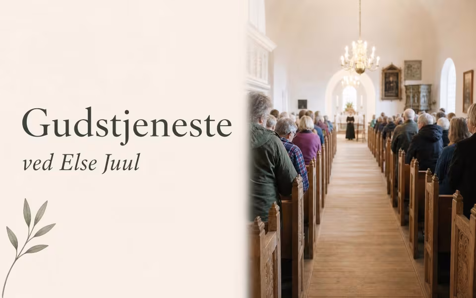 Gudstjeneste ved Else Juul