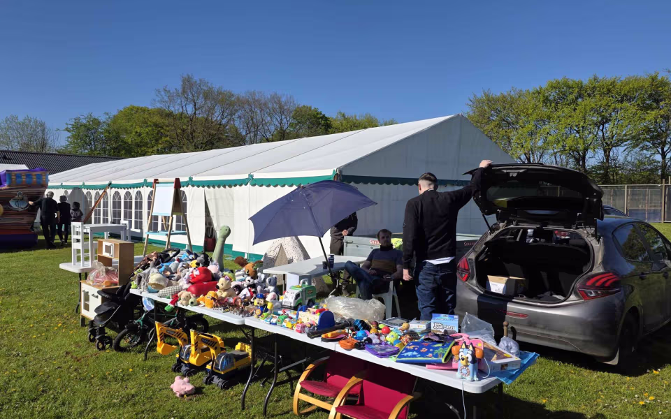 Ved Landsbyfesten i Gårde, var der også i år en god stemning og sommervejret viste sig også fra sin bedste side.
