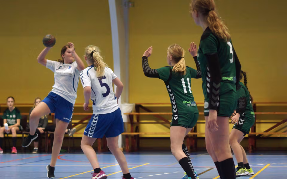 Ansager U14 håndboldpiger Ansager vandt 10-7 mod Varde HK