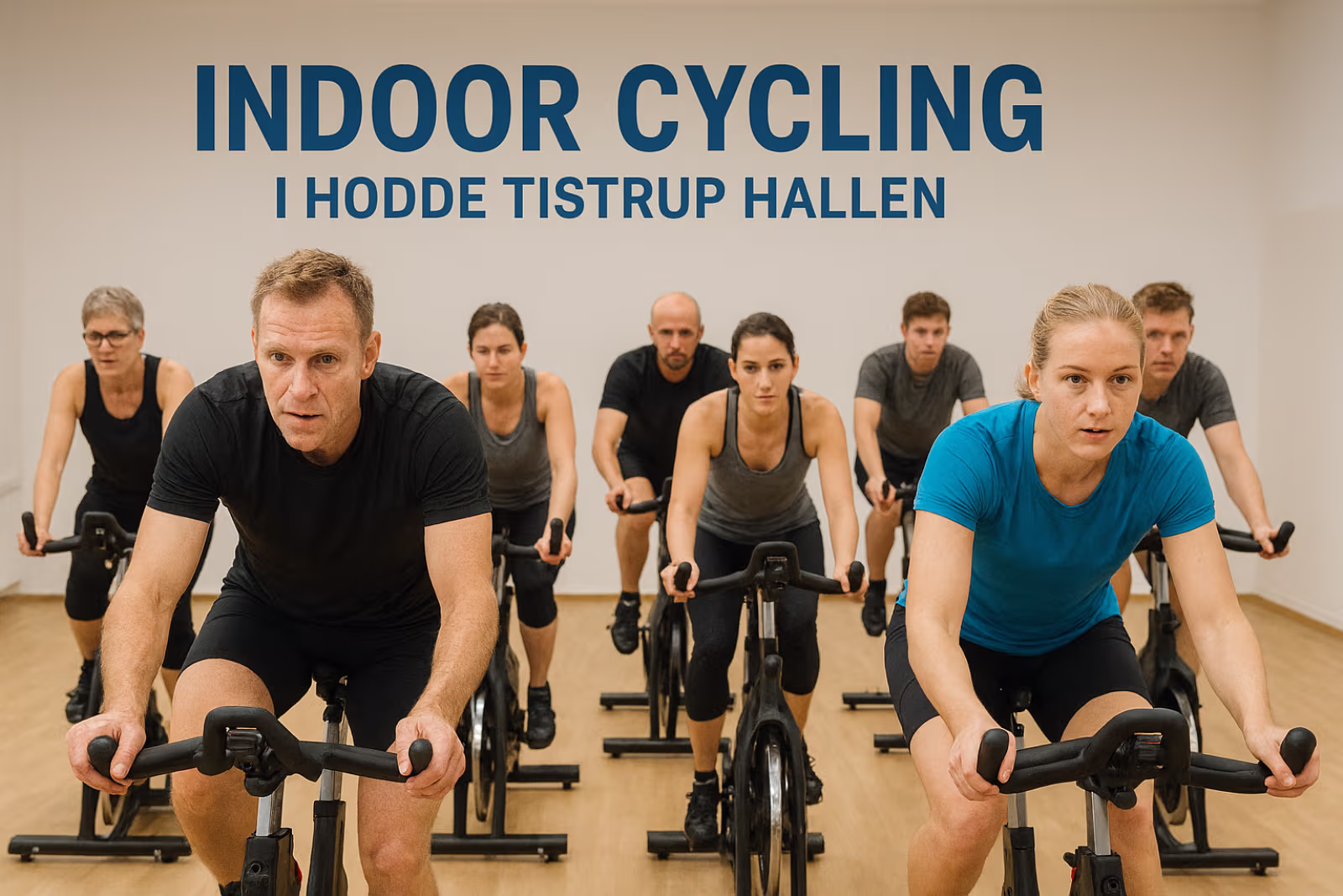 Indoor Cycling i Hodde Tistrup Hallen – Kan nås i nu.