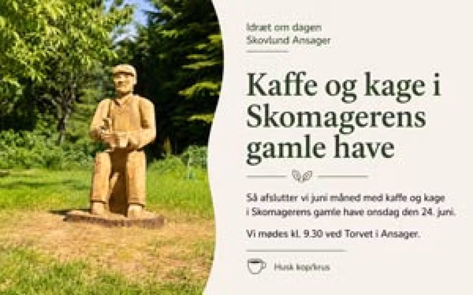 Gåtur slutter med kaffe og kage
