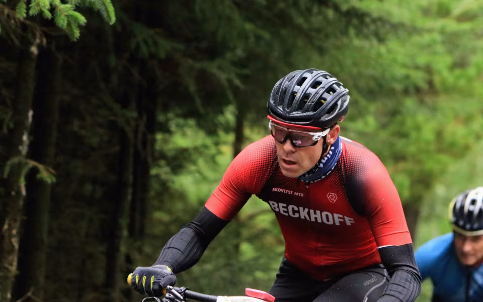 Mountainbike ryttere imponerede trods vådt vejr