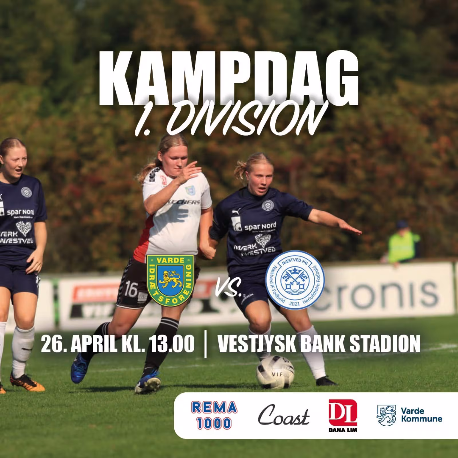 Hjemmekamp mod Næstved lørdag