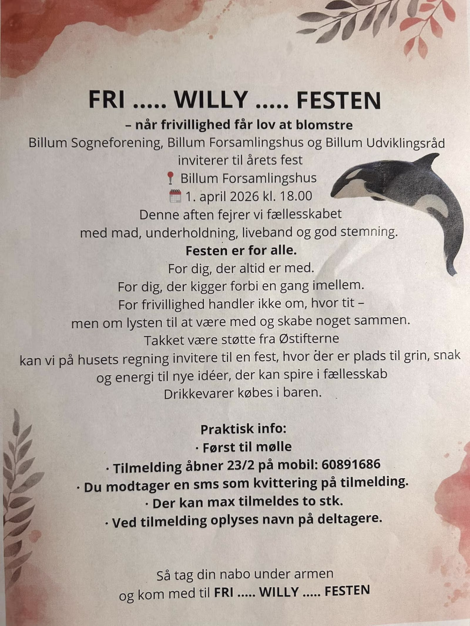 Forårsfesten i forsamlingshuset