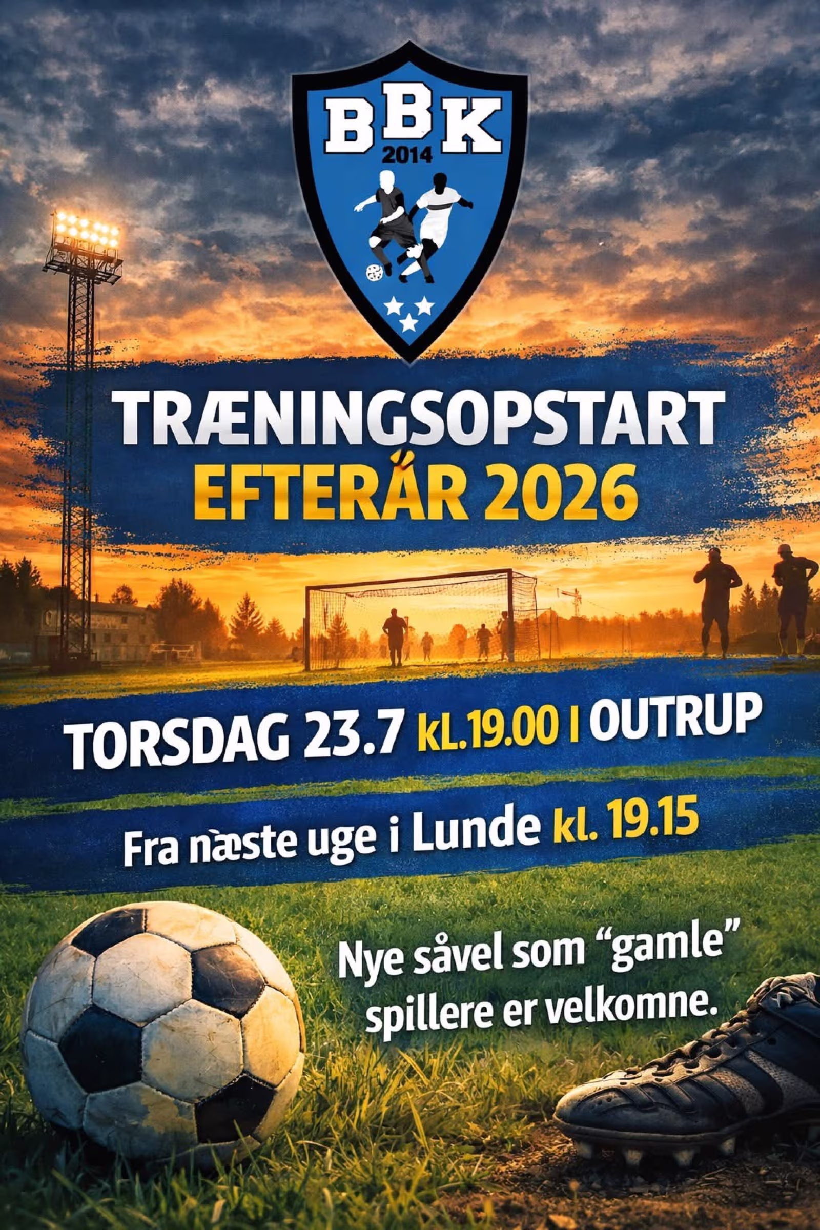 Blåbjerg BK kalder spillerne sammen