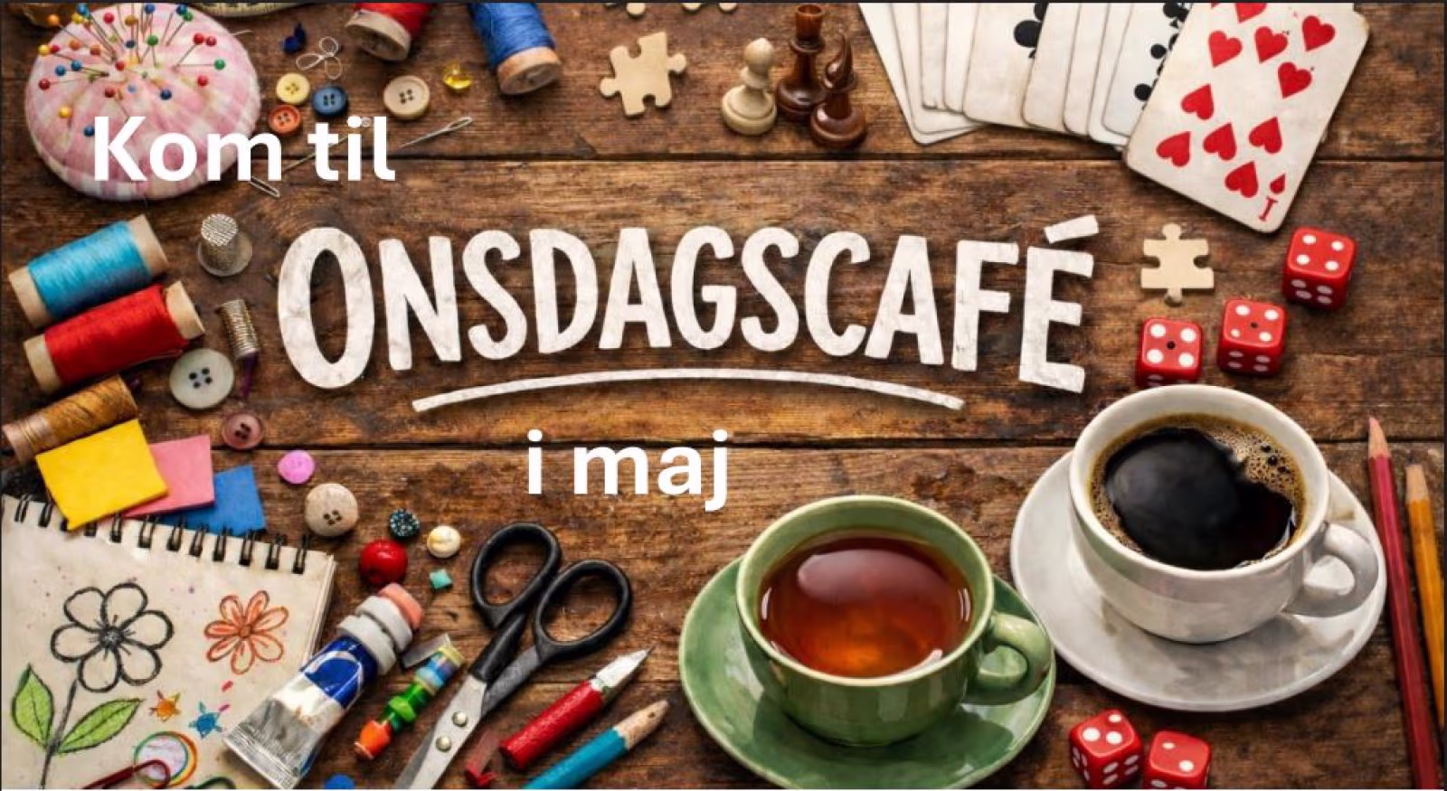 Kom til Onsdagscafé hos Den Sociale Vicevært