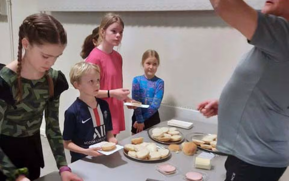 Springnat på Ansager skole