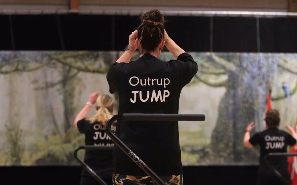 Forårsstemning i Outrup med GUB Gymnastik