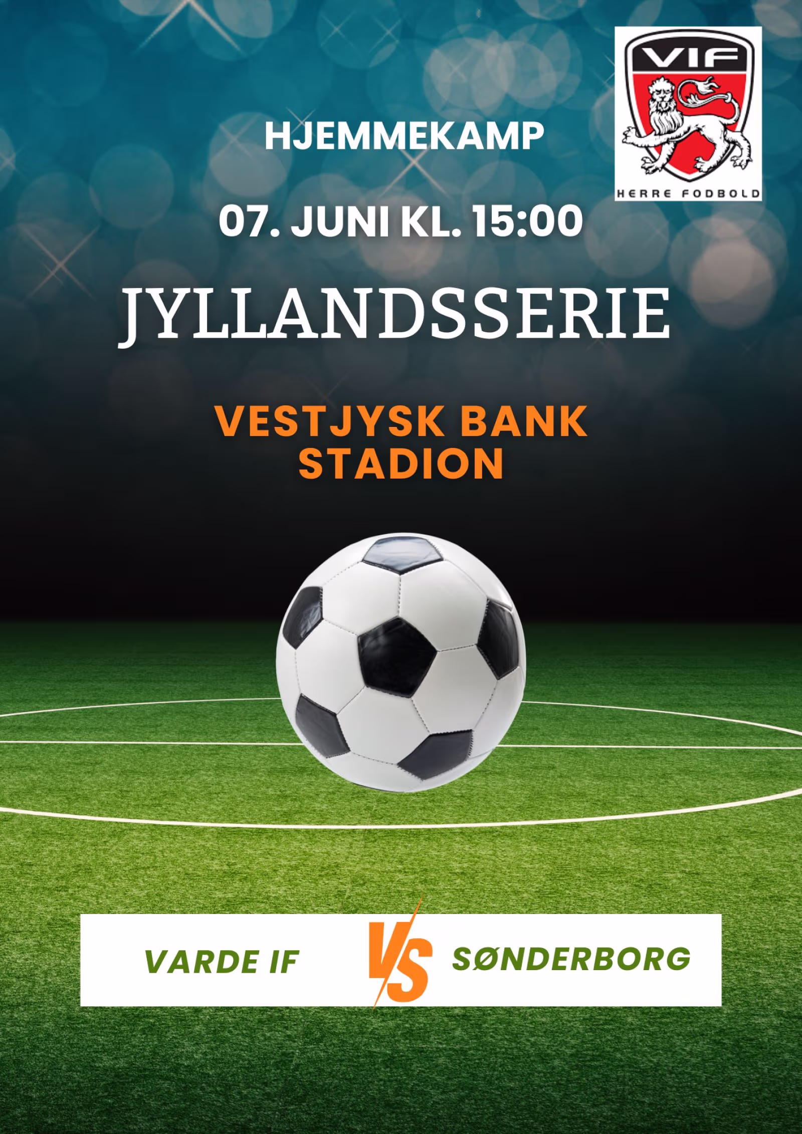 Optakt Varde IF- Sønderborg