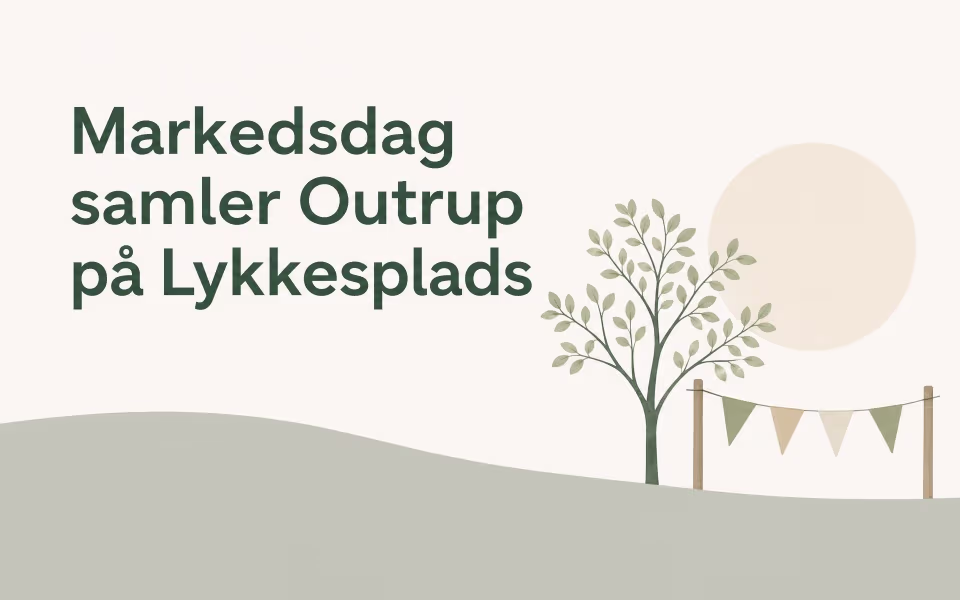 Markedsdag samler Outrup på Lykkesplads