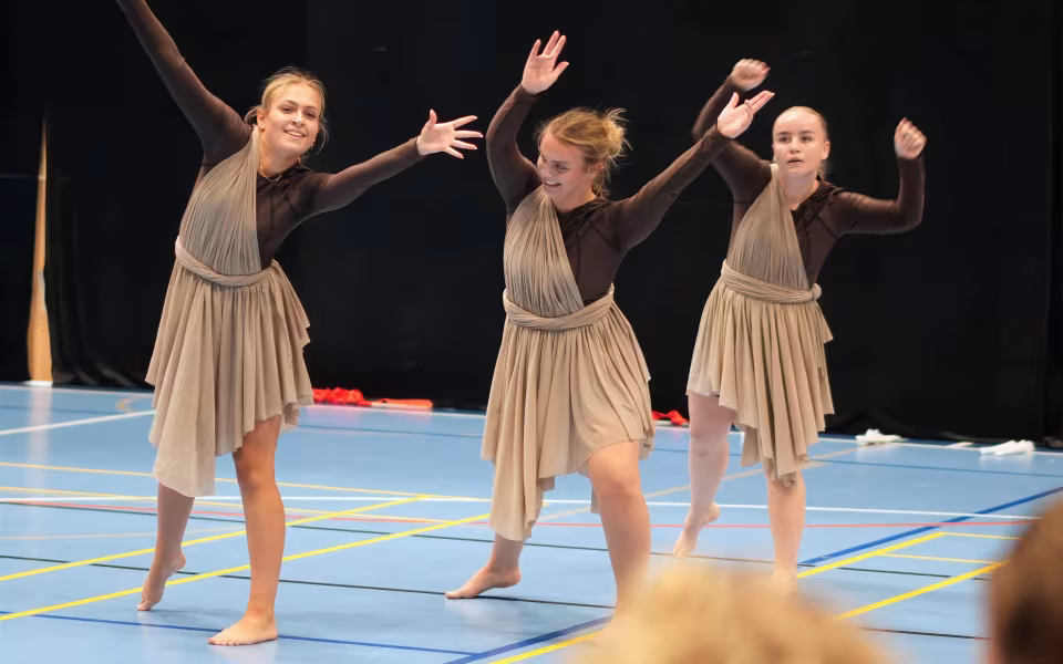 Gymnastikopvisning 2025 i Skovlund-Ansager Hallen