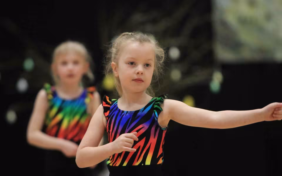 Forårsstemning i Outrup med GUB Gymnastik