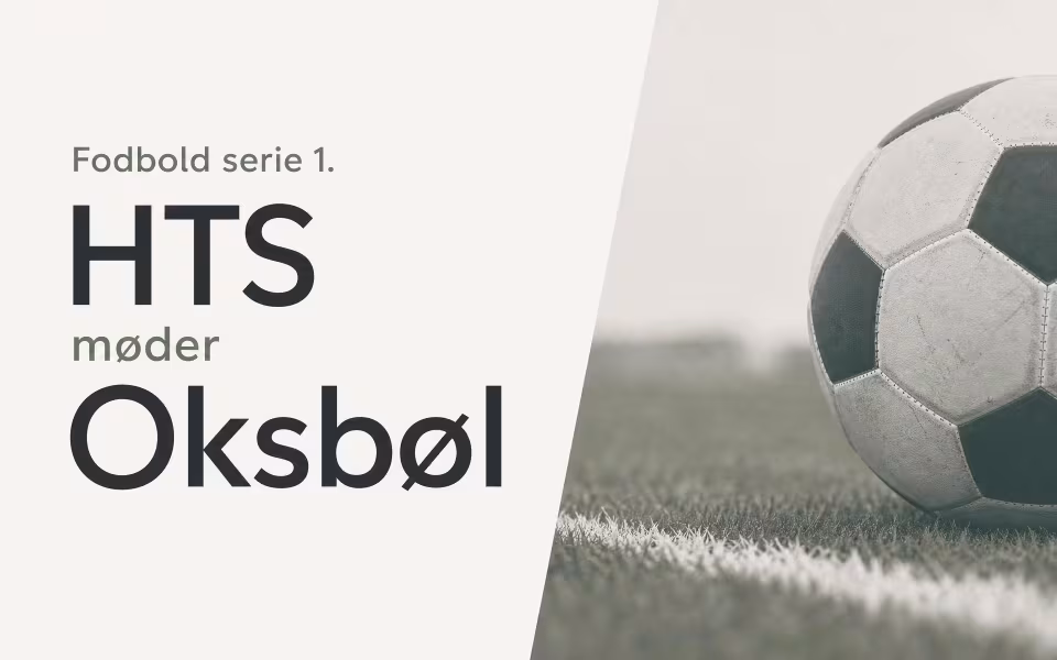 Fodbold serie 1. HTS møder Oksbøl