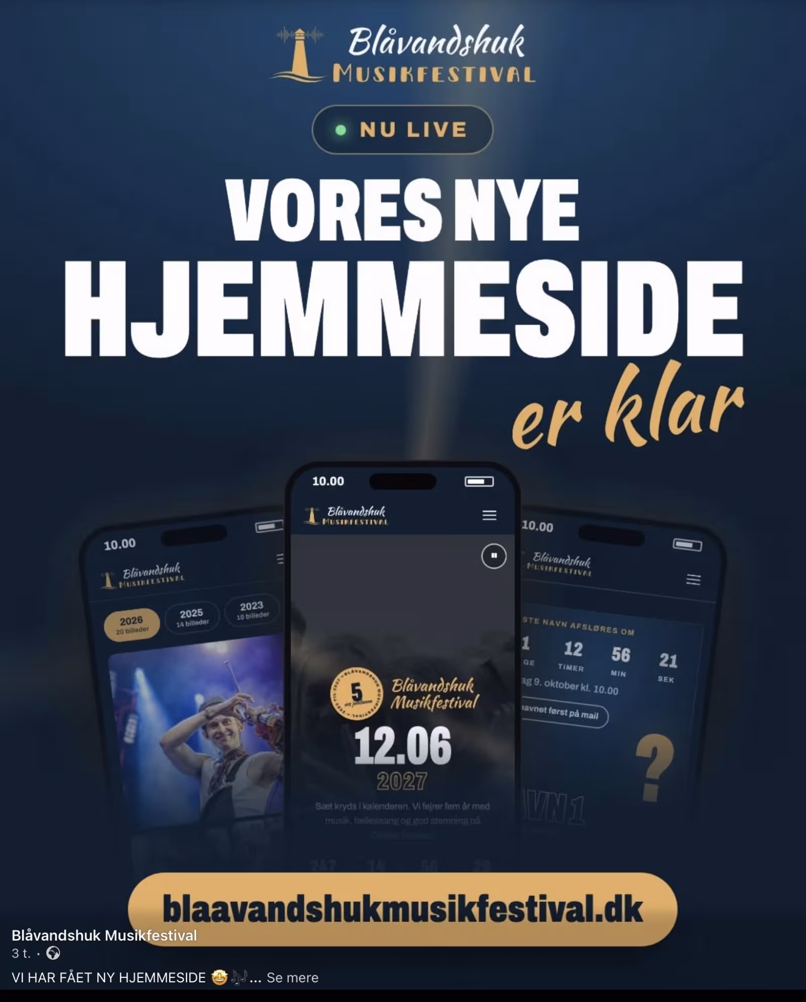 Blåvandshuk Musikfestival får digitalt løft