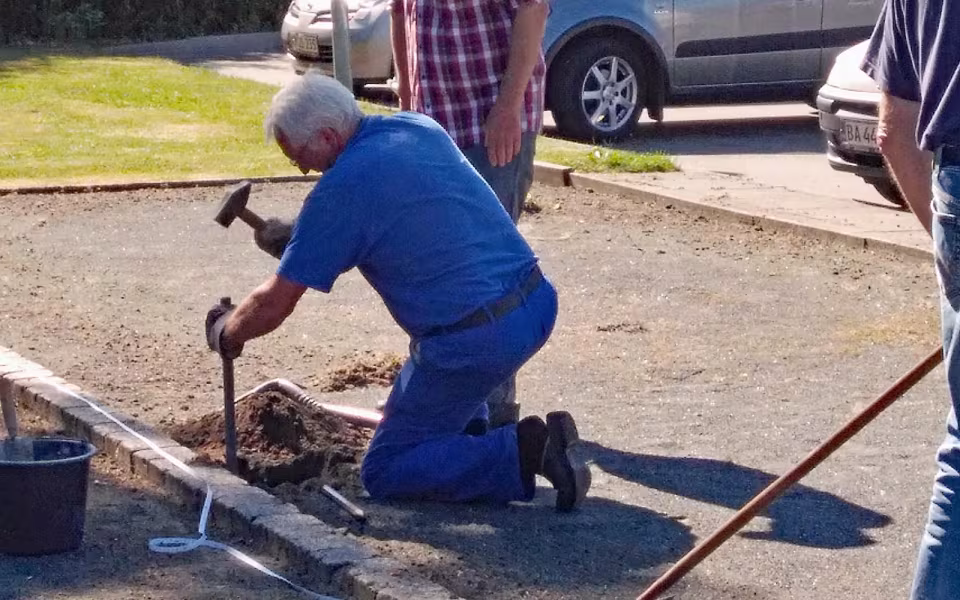 Nu to fungerende petanquebaner