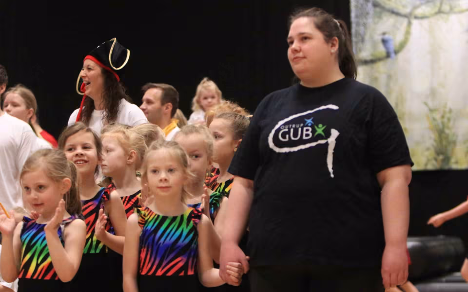 Forårsstemning i Outrup med GUB Gymnastik
