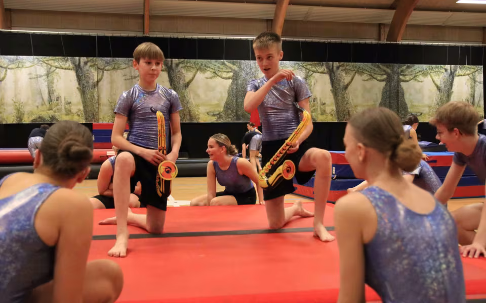 Forårsstemning i Outrup med GUB Gymnastik