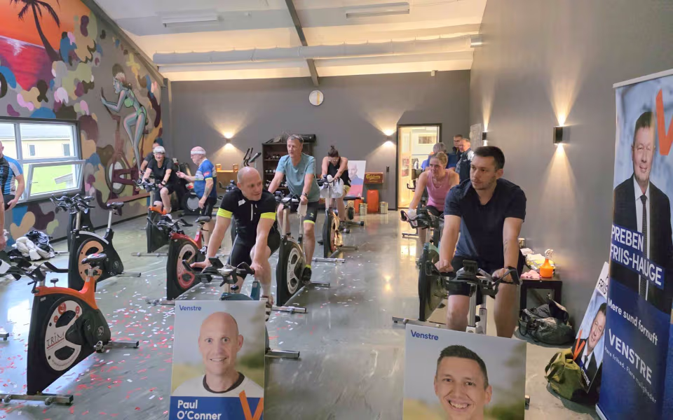 Politisk pedaltræf, hvor motion og demokrati gik hånd i hånd i TRIM.