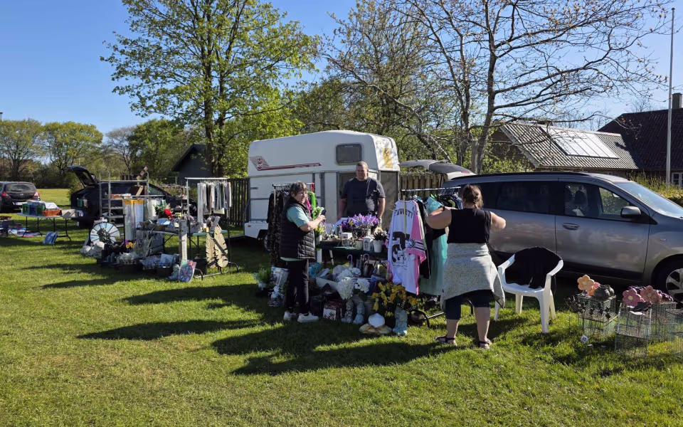 Ved Landsbyfesten i Gårde, var der også i år en god stemning og sommervejret viste sig også fra sin bedste side.