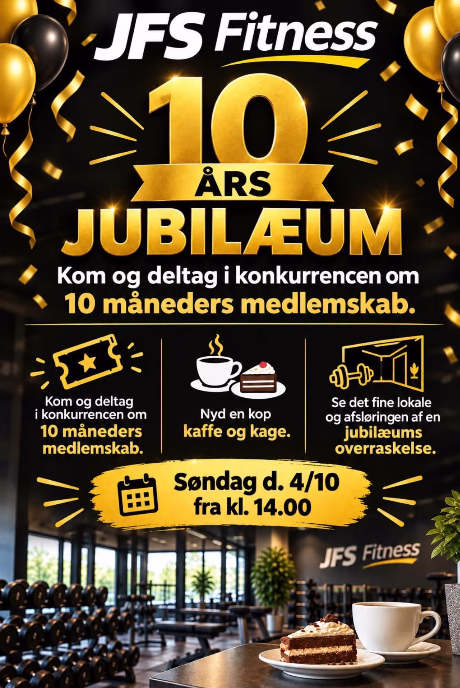JFS Fitness fejrer ti år
