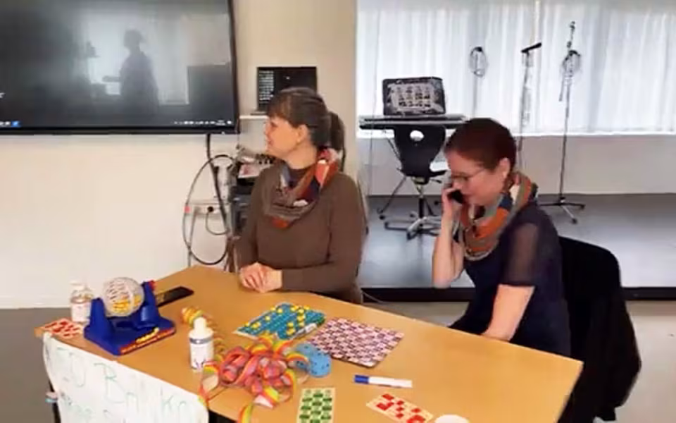 Online bankospil på Kvie Sø Efterskole