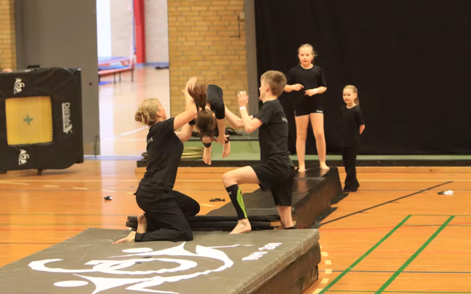 Springfiduserne Stråler ved Forårsopvisning