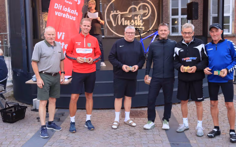 Sponsorløb skabte fest på torvet