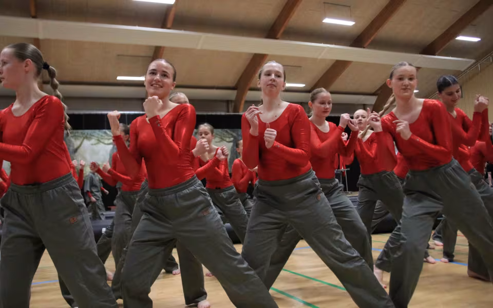 Forårsstemning i Outrup med GUB Gymnastik