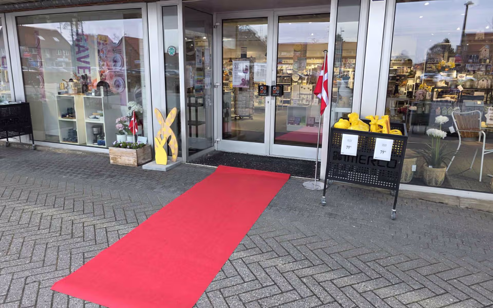 Stor opbakning til åbningsfest i Ølgod midtby