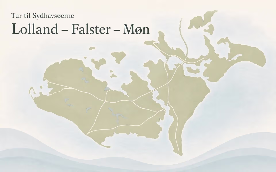 Tur til Sydhavsøerne Lolland – Falster – Møn
