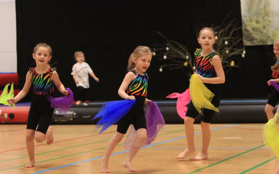Forårsstemning i Outrup med GUB Gymnastik