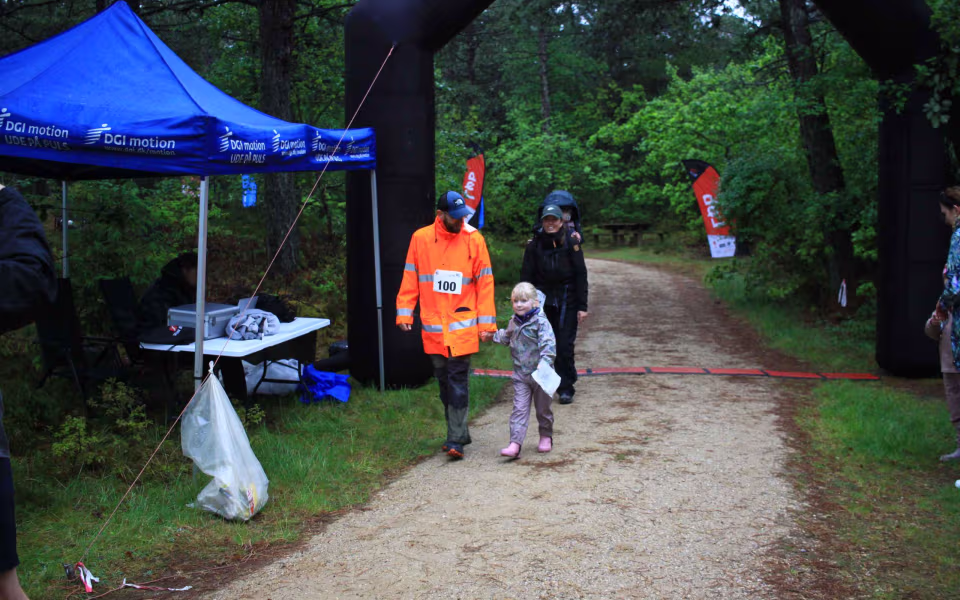 Løbefest trods regn i Ho