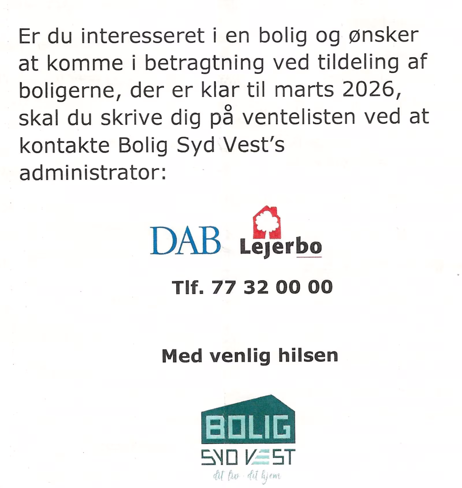 Billeder og tekst fra åbent hus i dag på det almen boligbyggeri Østerbro i Ølgod.