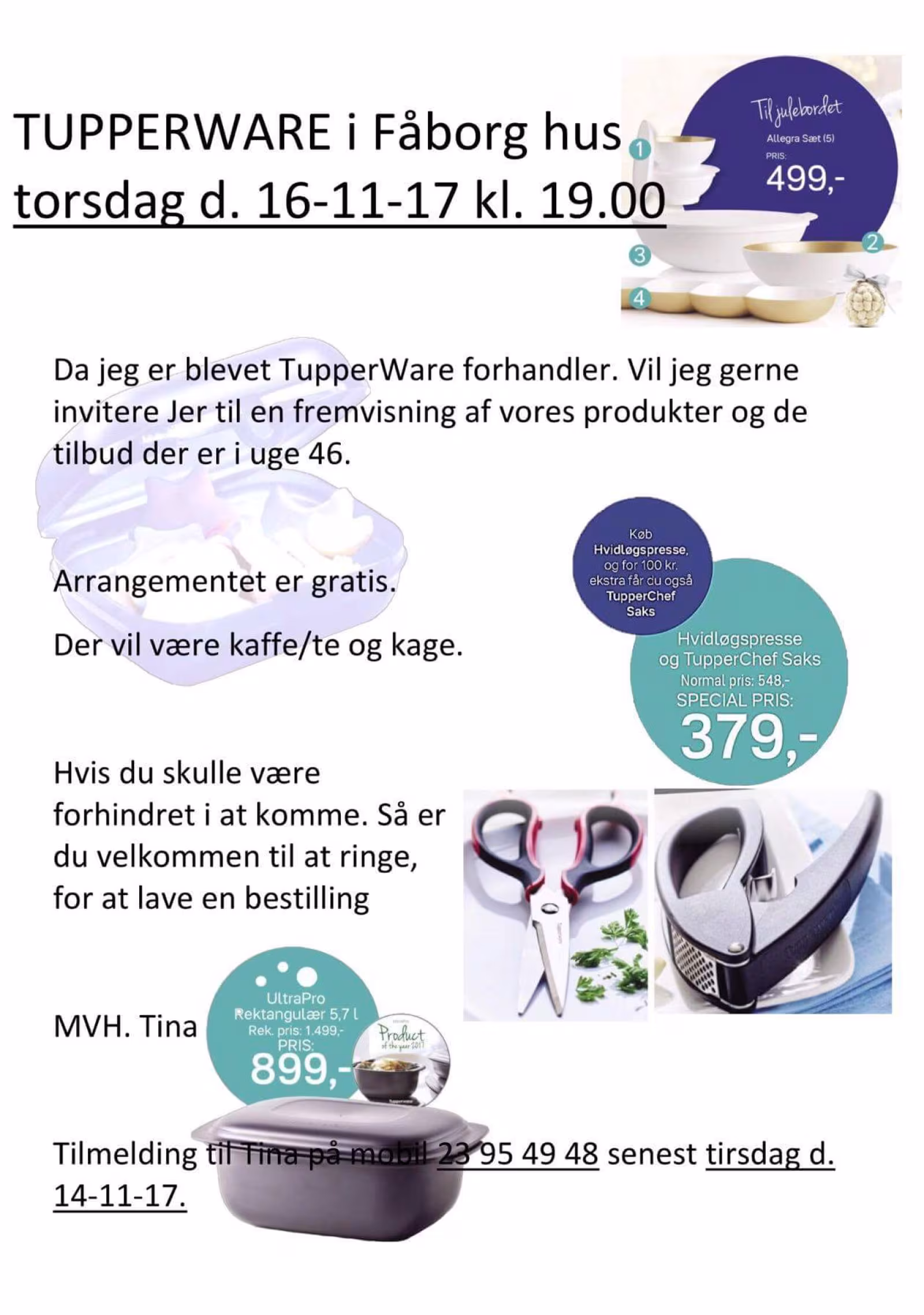 Lokal topperware party i Fåborg