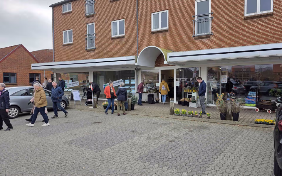 Stor opbakning til åbningsfest i Ølgod midtby