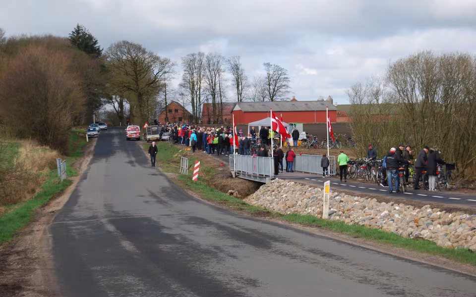 Indslag fra Indvielsen af Agerbæk - Fåborg cykelstien