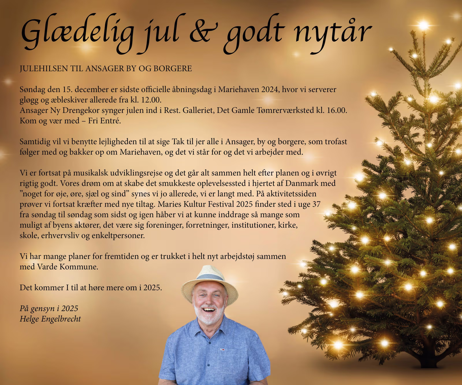 Julehilsen fra Ansager