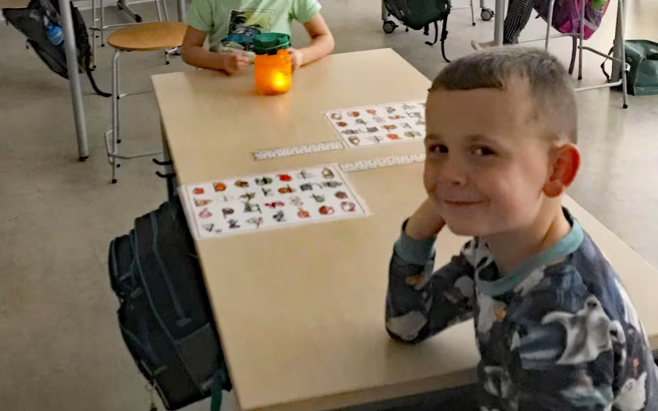 Optakt til halloween på Ansager skole