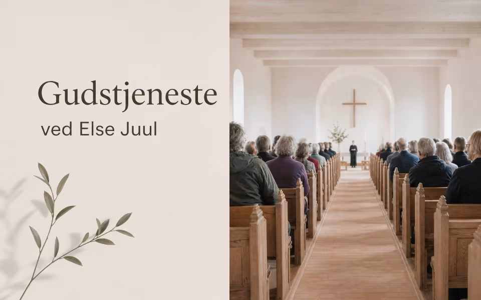 Gudstjeneste ved Else Juul