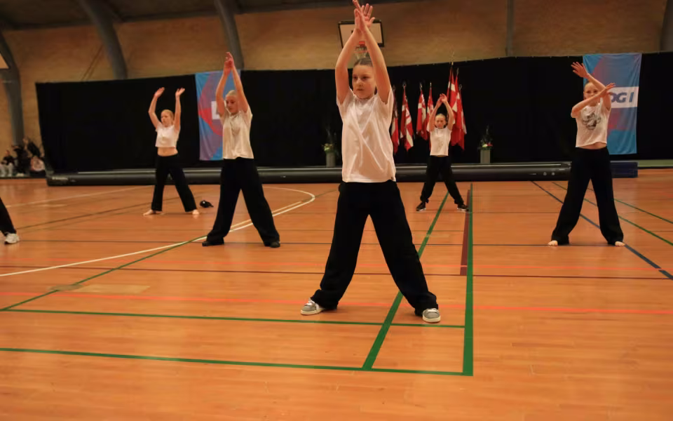 Farverig opvisning lyser Sportspark op