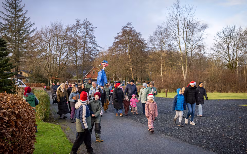 På jagt efter Julemanden i Ansager