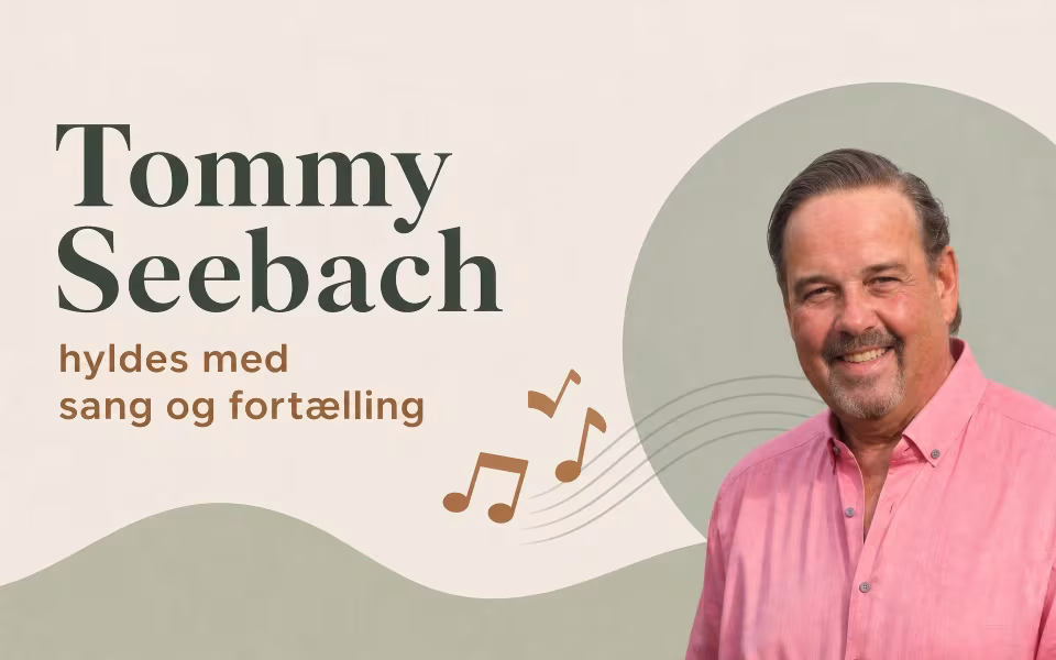 Tommy Seebach hyldes med sang og fortælling