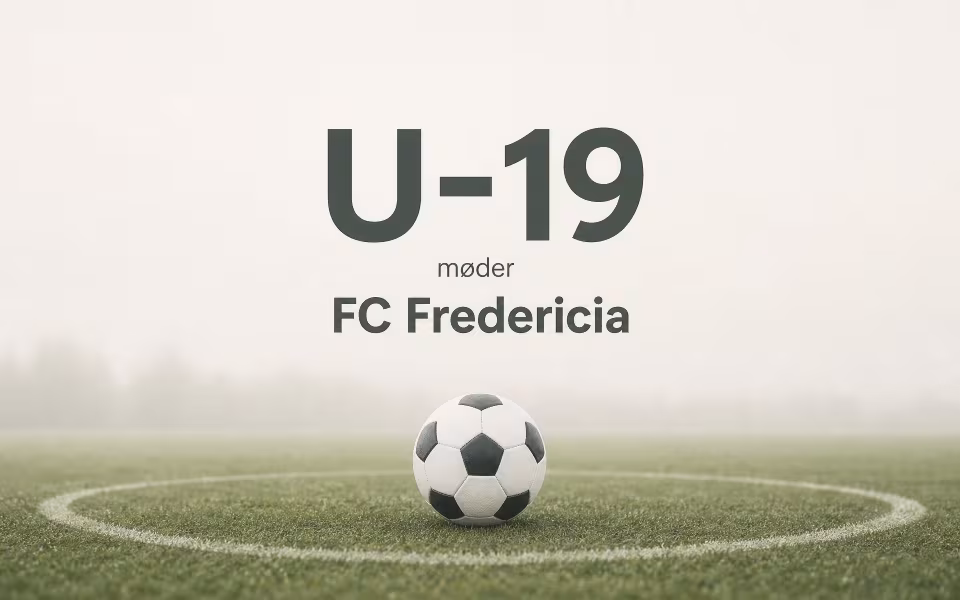 U-19 møder FC Fredericia