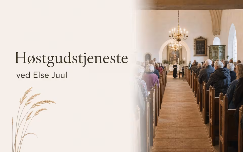 Høstgudstjeneste ved Else Juul