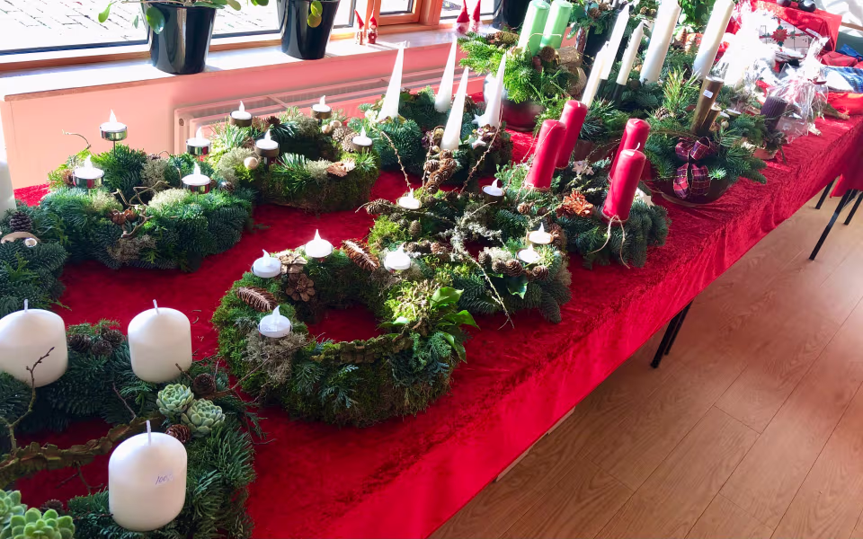 Julemarked på Ansager plejehjem