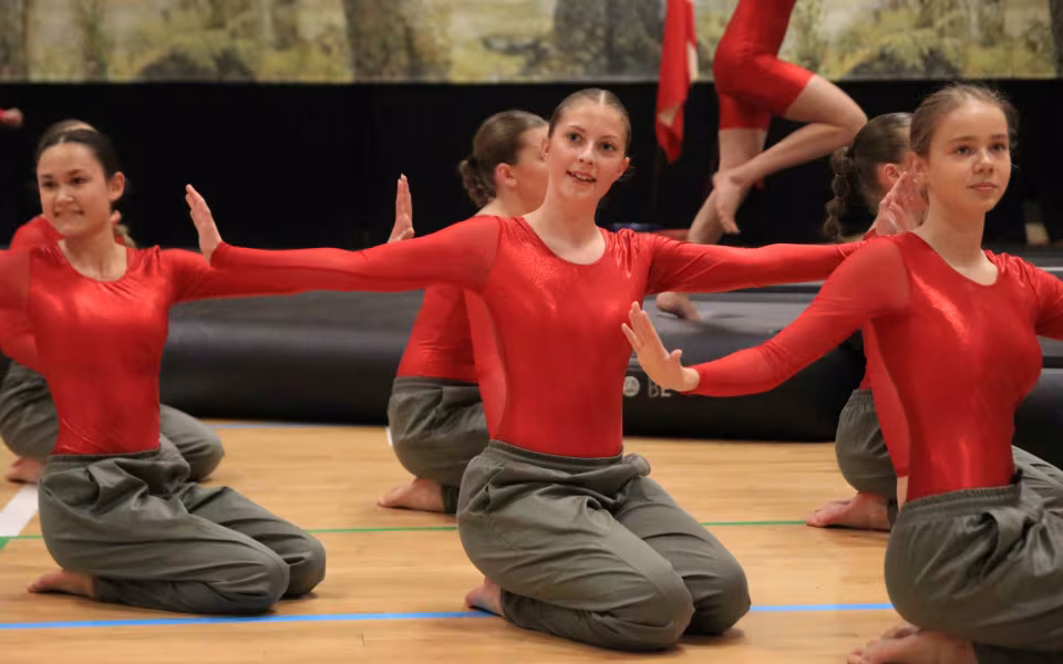 Forårsstemning i Outrup med GUB Gymnastik