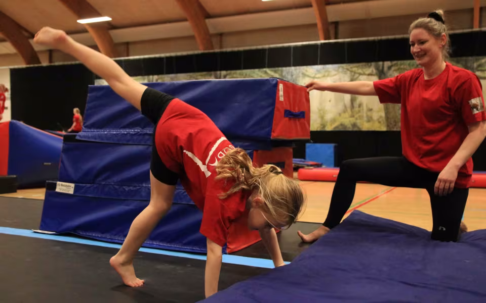 Forårsstemning i Outrup med GUB Gymnastik