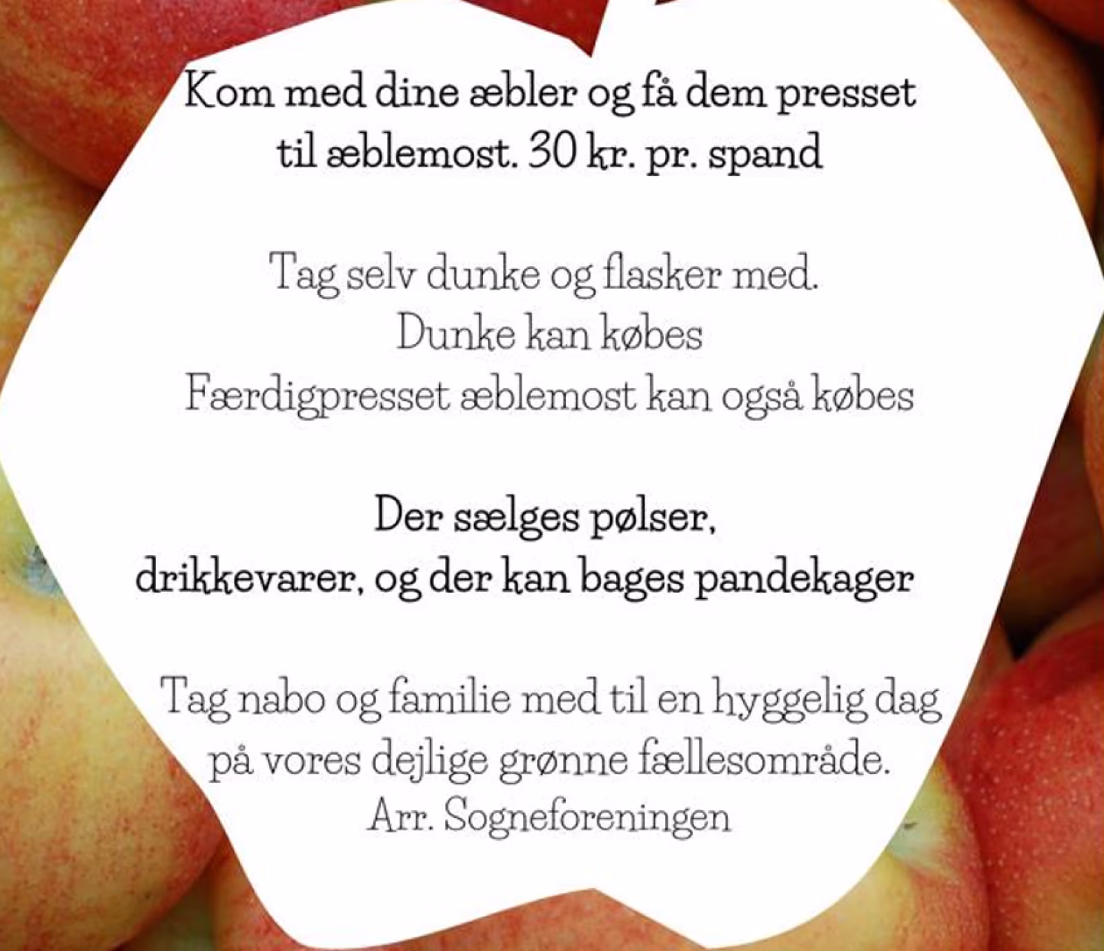 11 okt: Æblepressedag